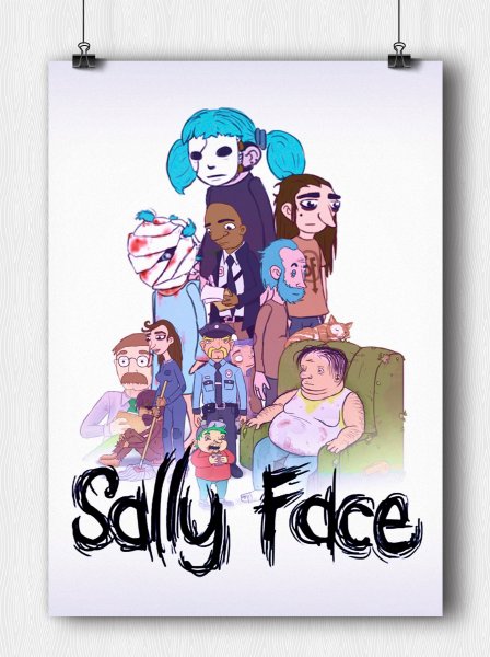 Плакаты из Sally face