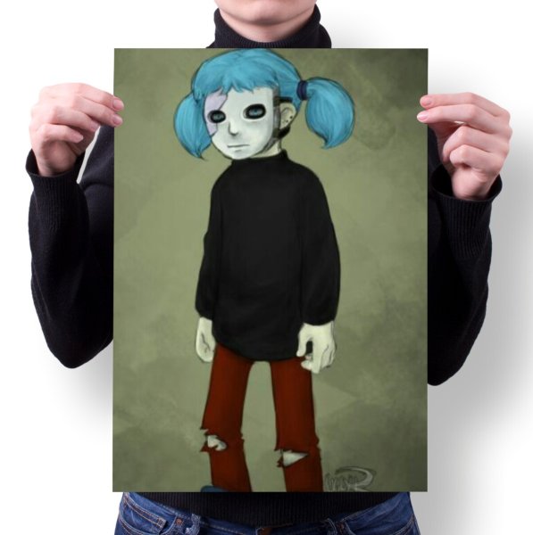 Плакат Салли фейс а4