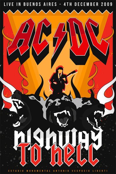 AC DC Постер