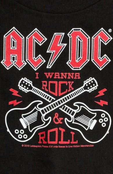 Группа АС ДС плакат