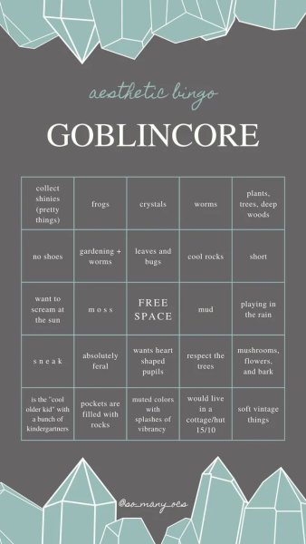 Одежда в стиле Goblin Core