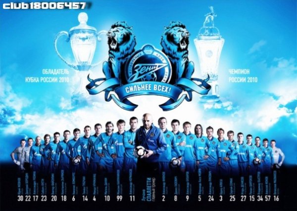 Постер Зенит чемпион