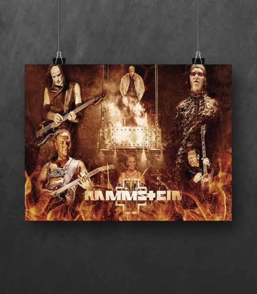 Рамштайн Постер