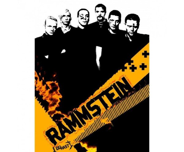 Rammstein плакат