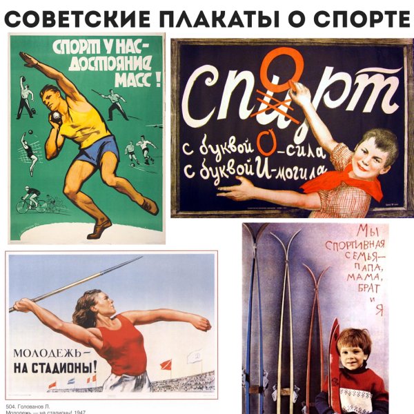 Спортивные плакаты