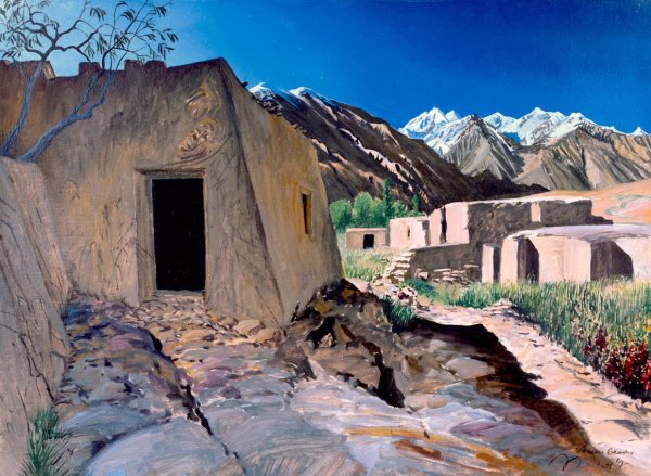 Горный кишлак Афганистан