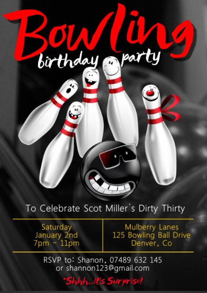 Боулинг поп арт