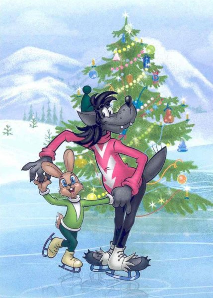 Персонажи новогодних мультфильмов