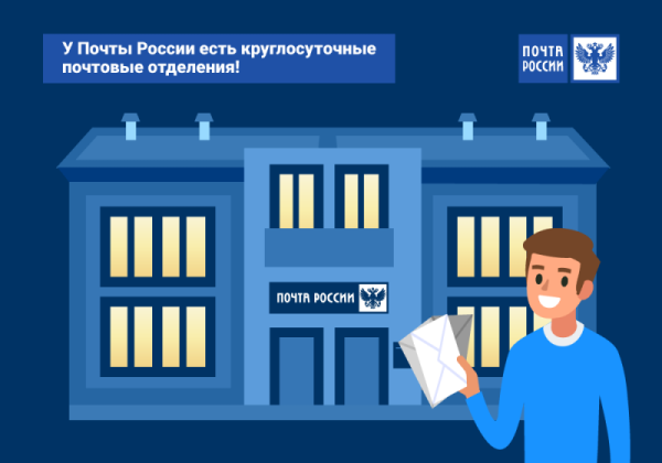 Плакат почта России