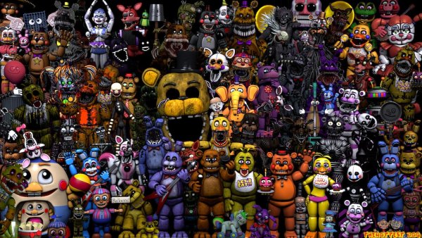 FNAF all Animatronics