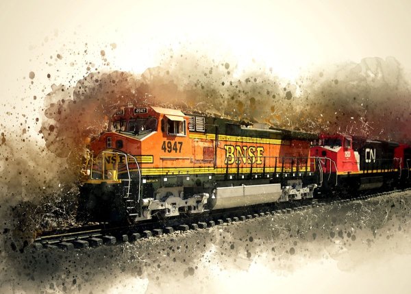 Советский плакат лыжник