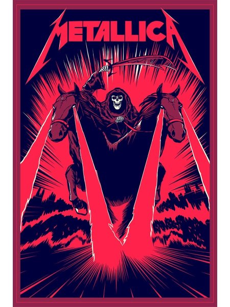 Металлика арт постеры