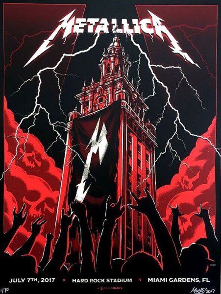 Металлика арт постеры