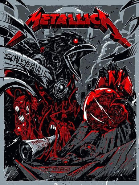 Постеры группы металлика