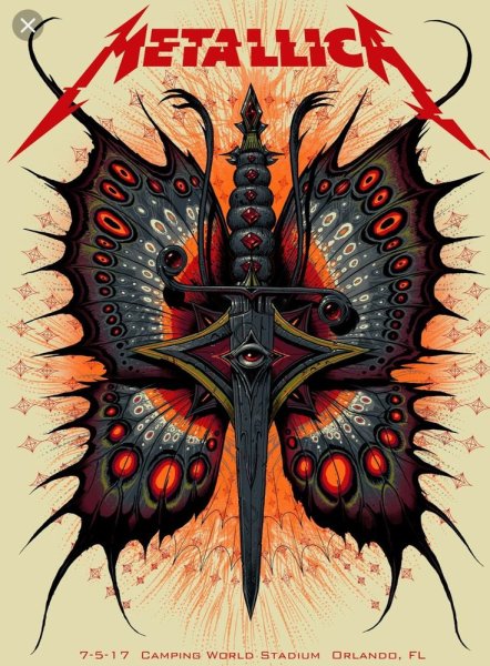 Metallica плакат