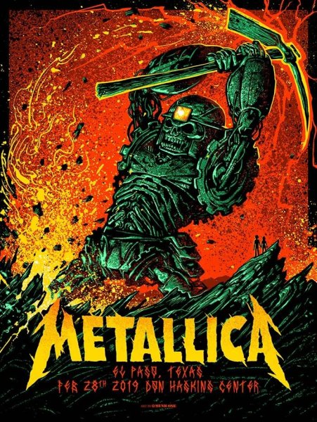 Metallica плакат