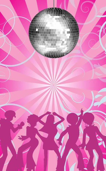 Афиша дискотека макет