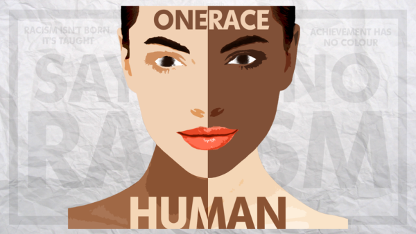 Расовая дискриминация плакат