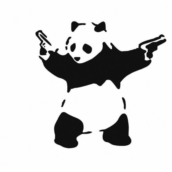 Плакат расизма Панда