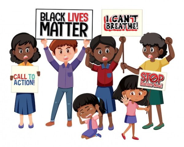 Векторные изображения против расизма