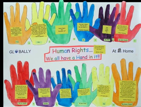 Права человека плакат