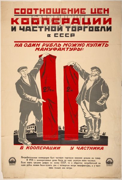 Кооператив плакат СССР