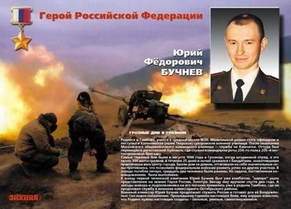 Бучнев Юрий Федорович герой