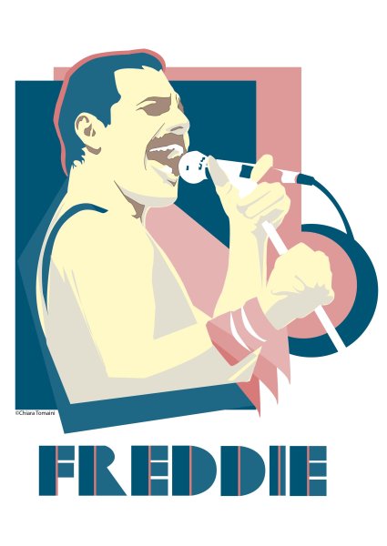 Freddie Mercury poster