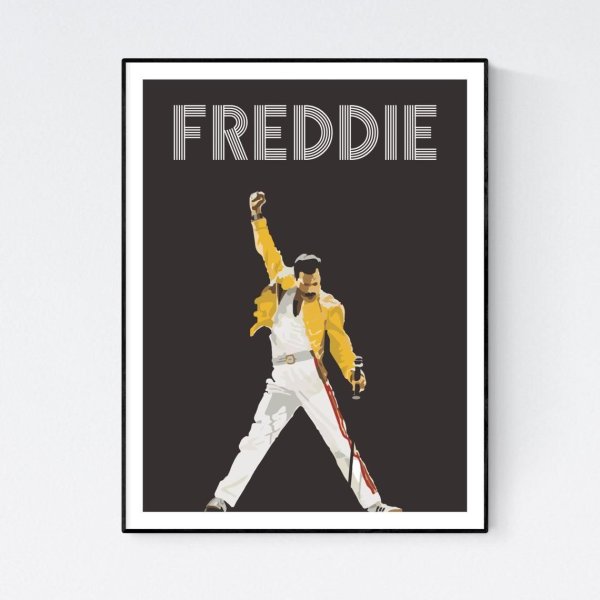Фредди Меркури Queen Постер