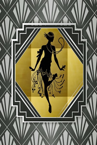 Ар деко рекламный плакат