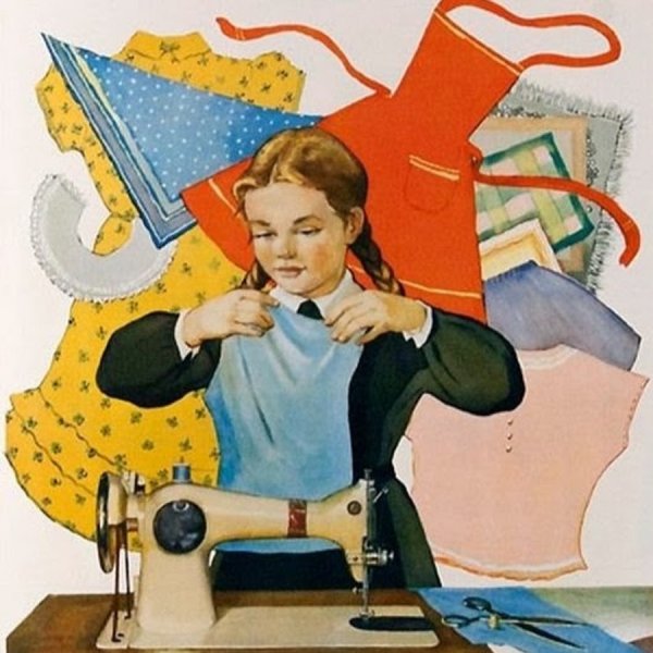 Советские плакаты про швей