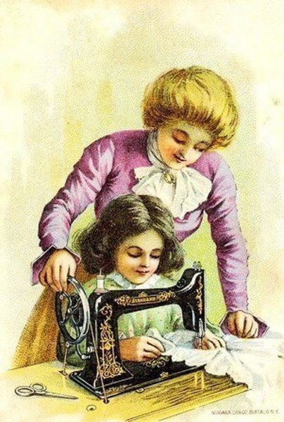 Плакат швея