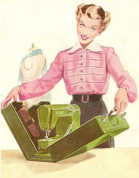 Советские плакаты для швейного