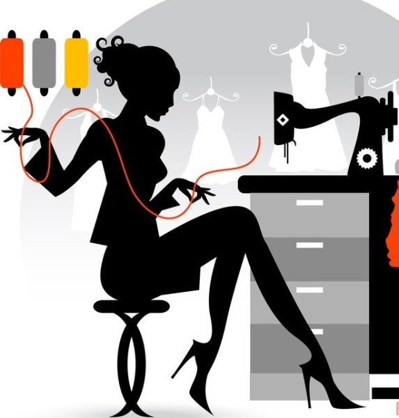 Фон ателье по пошиву одежды