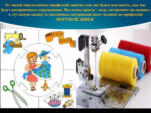 Швея презентация для детей