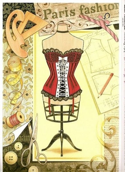 Открытка для швеи