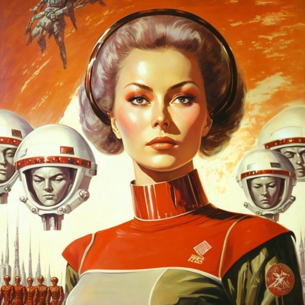 Ретро футуризм плакат