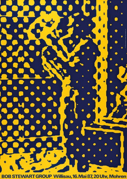 Никлаус Трокслер плакаты к джазовому фестивалю