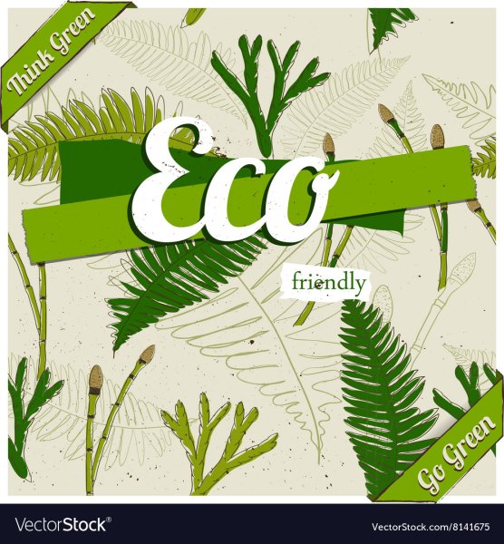 Эко стиль плакат
