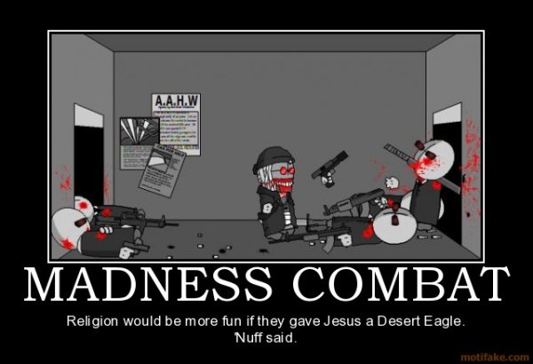 Madness Combat плакаты разыскивается