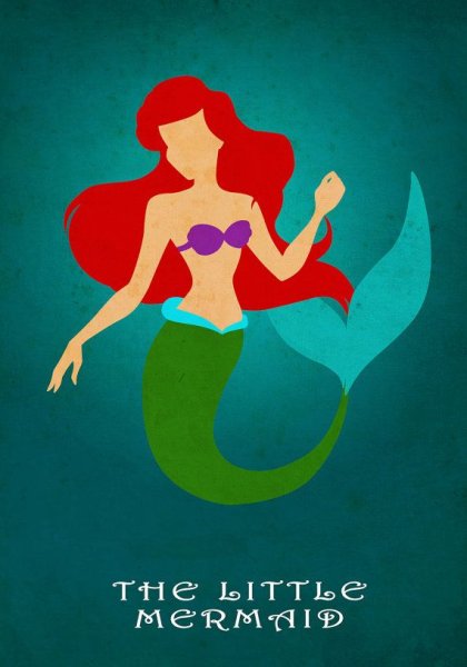 Русалочка Дисней Постер