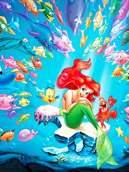 Открытка Русалочка