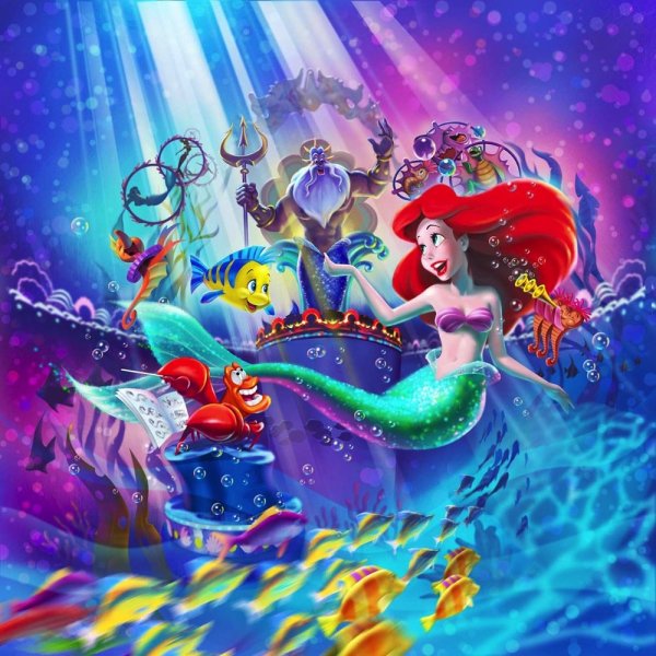 The little Mermaid (1989) Постер