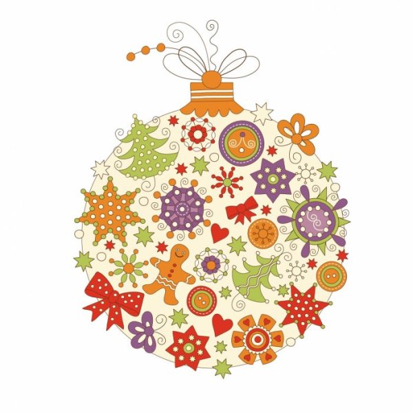 Новогодние векторные иллюстрации