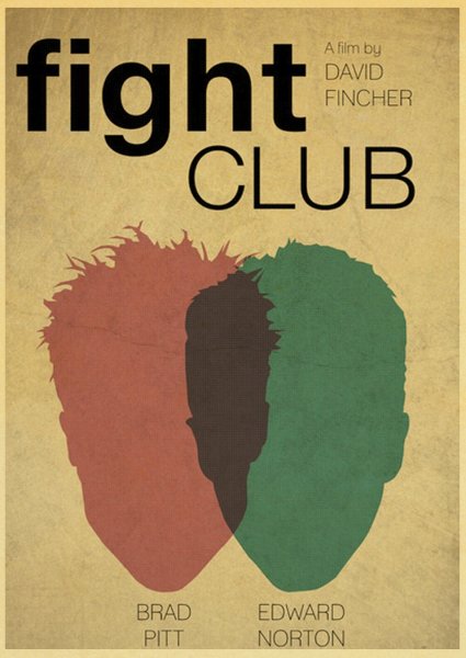 Минималистичный Постер Бойцовский клуб