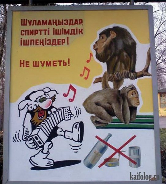 Плакат не шуметь