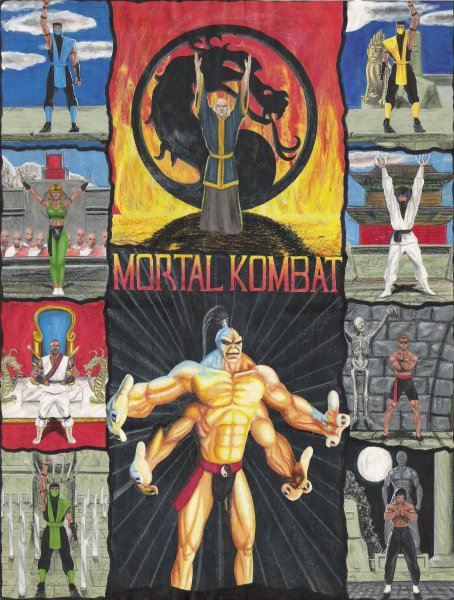 Mortal Kombat poster игра