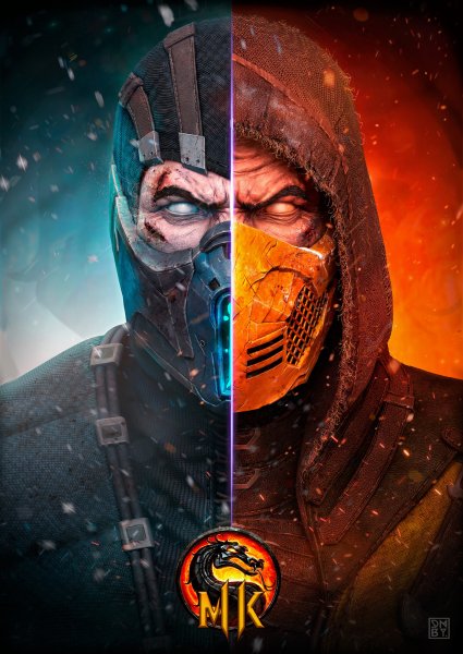 Mortal Kombat 11 саб Зиро и Скорпион