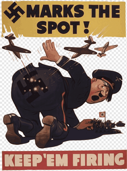 Агитационный плакат Германии второй мировой войны