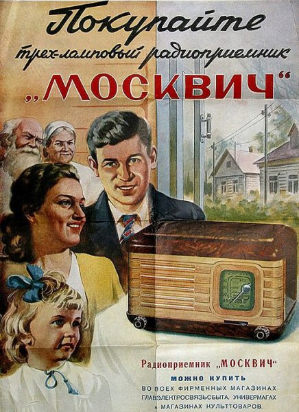 Советские плакаты радио